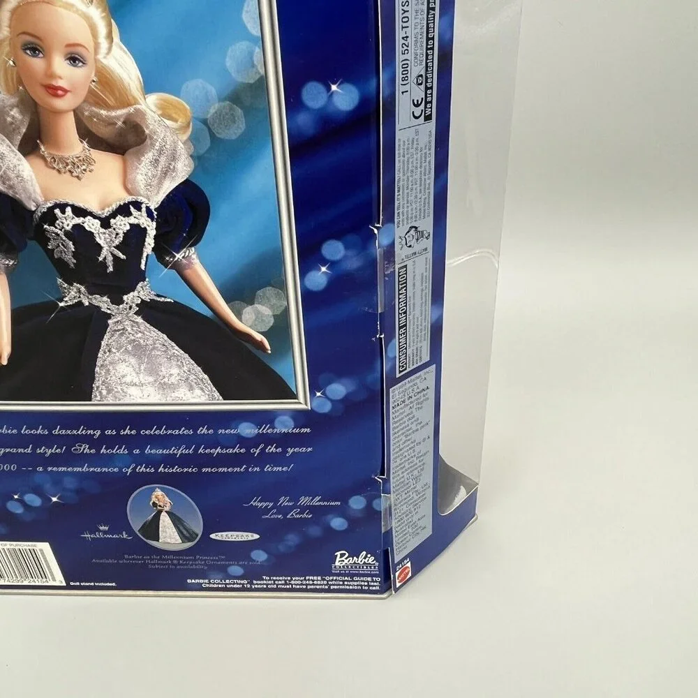 Vintage 1999 Millennium Princess Barbie Mattel Hallmark Happy New Year 2000 - Picture 8 of 8